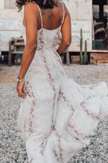 Boho Breeze Lace Midi Dress