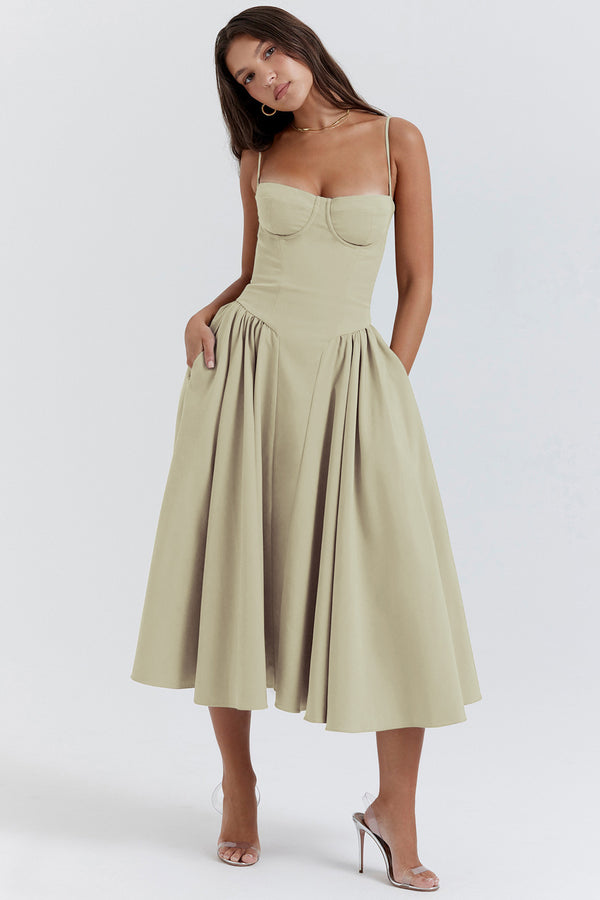 Sandstone Elegance Midi