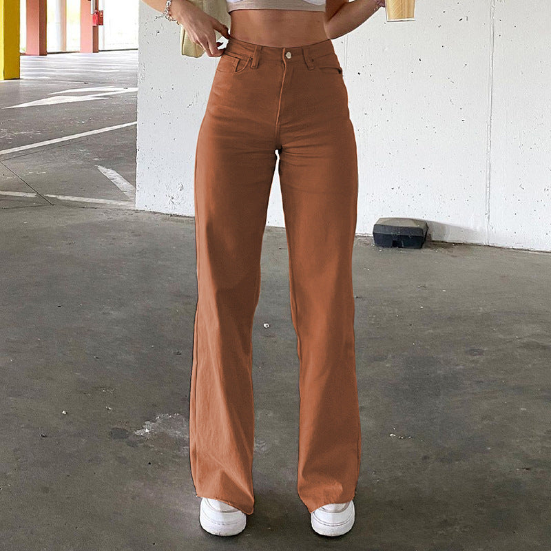 High Waist Flared Pants