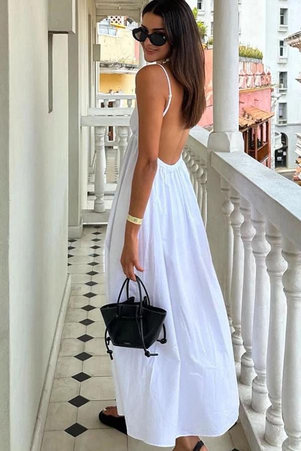 Classic White Sundress