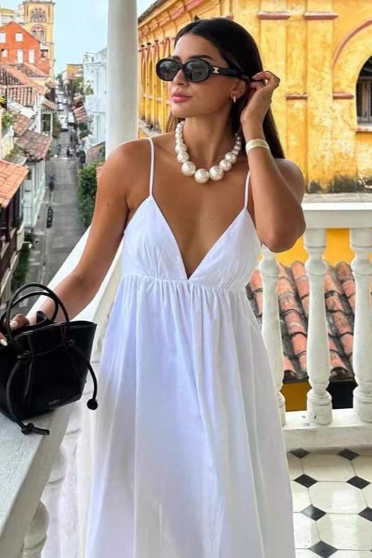 Classic White Sundress