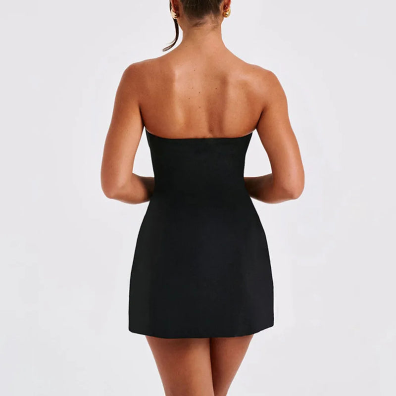 Midnight Elegance Mini Dress