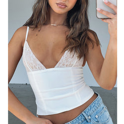 Lace Trim Bralette Top