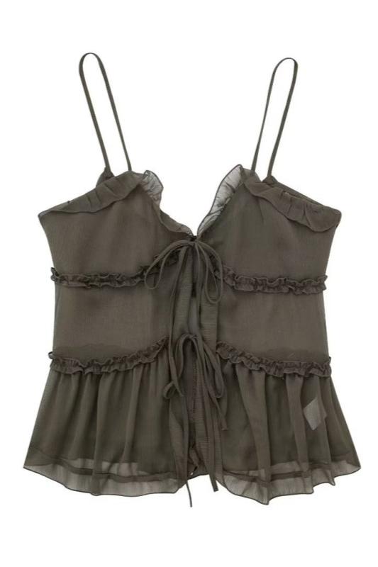 Layered Ruffle Camisole